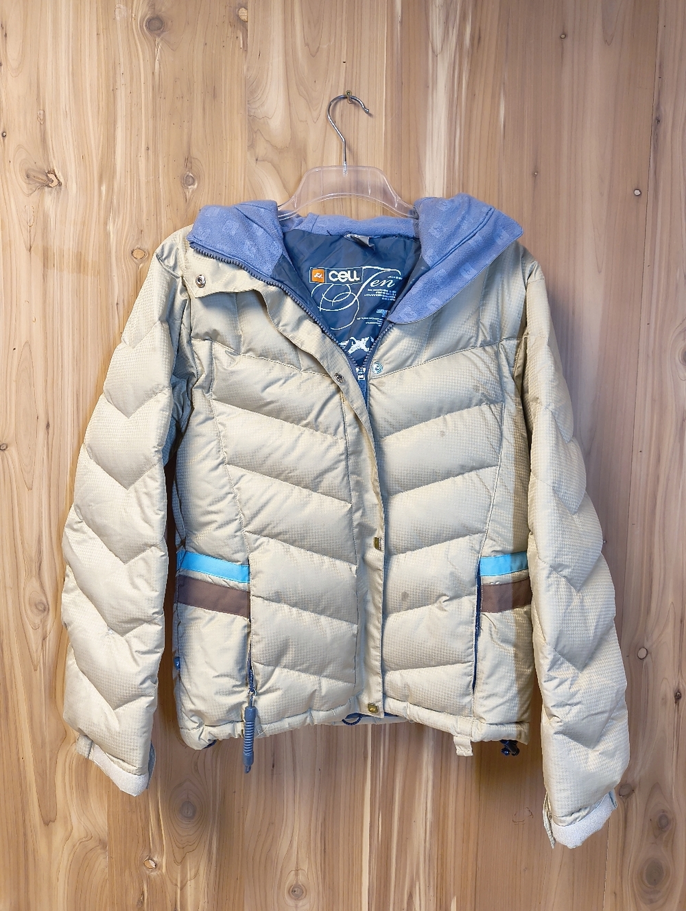 Women's Ride Snowboards Puffy Brown Coat, Size XS